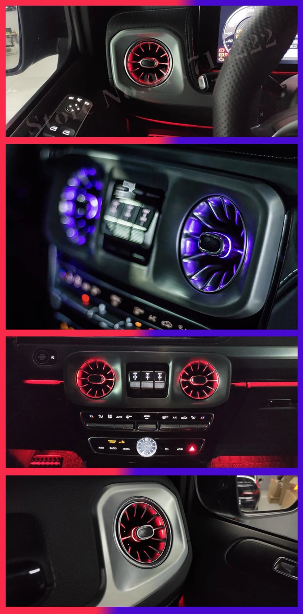 grile ventilatie guri aerisire aerisitoare aeratowre mercedes benze g class w464