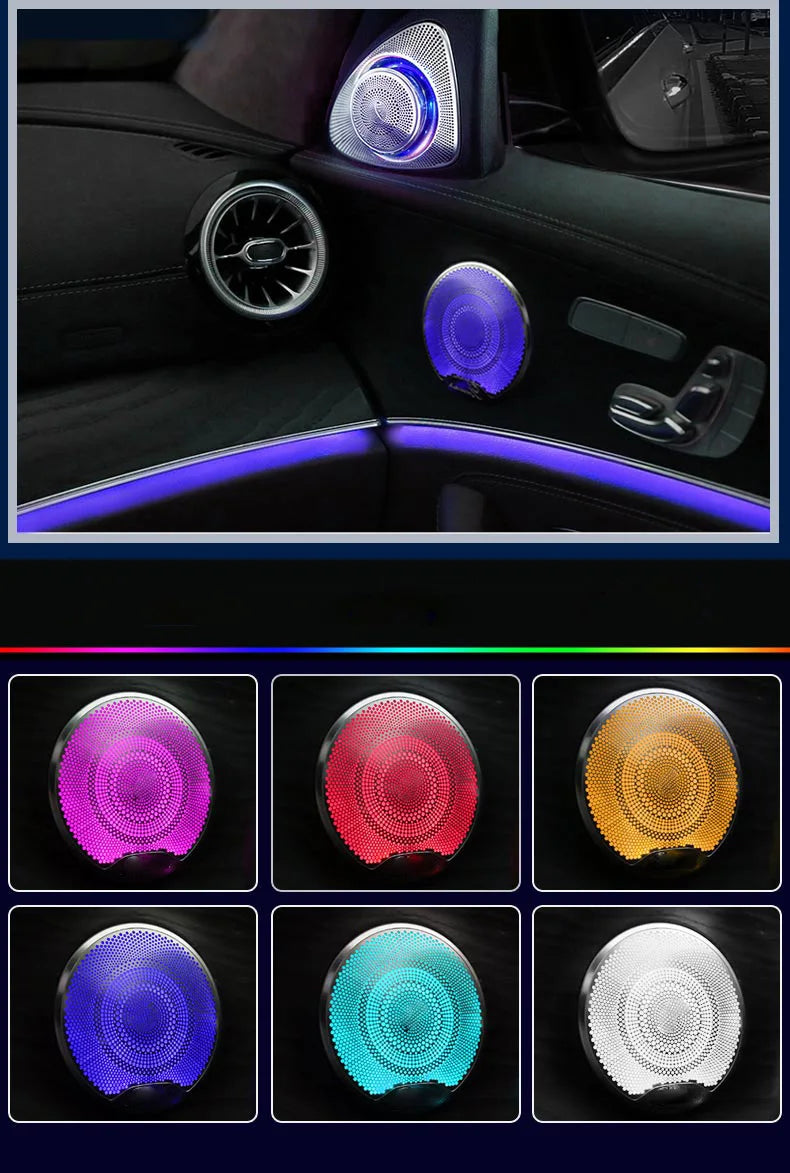 capace boxe aluminiu cu lumina ambientala 205 x253 w213 E class C class glc