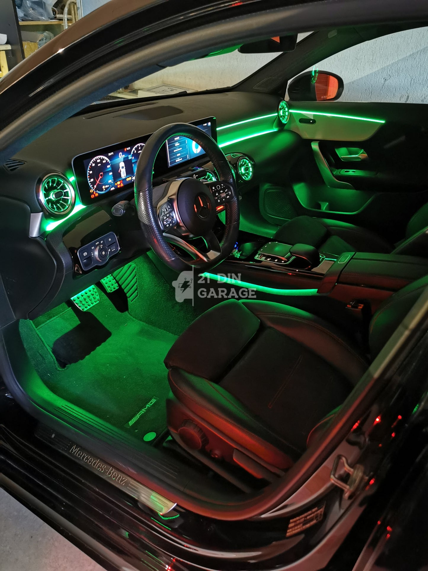 Set lumini ambientale dedicat control din navigatie compatibile cu Mercedes-Benz A-class / CLA W177 W118