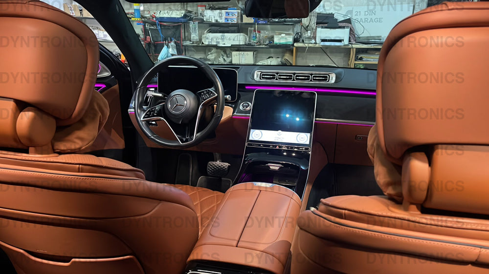 Set Lumini Ambientale Dedicate Dinamice Pentru Mercedes-Benz Maybach S-Class W223 originale benzi led banda led iluminat interior oem