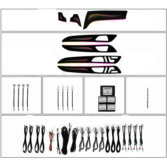 Kit lumini ambientale cu trimuri dedicate compatibile cu Mercedes-Benz GLE ML W166 ambientale originale benzi led banda led 