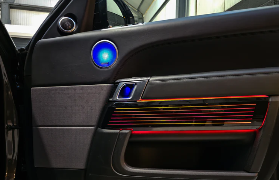 lumini ambientale land range rover ambiental lumini banda led rgb symphony