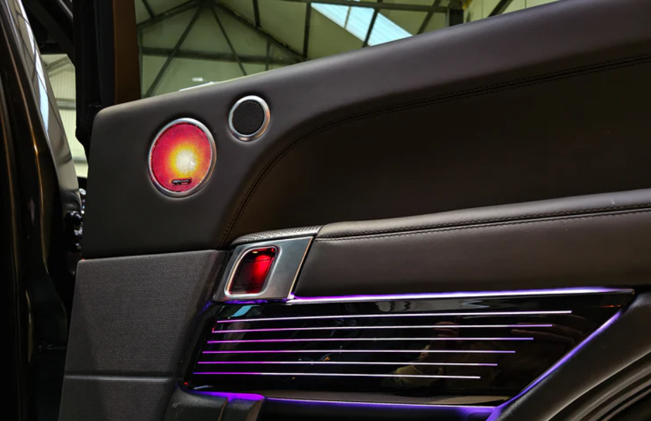 lumini ambientale land range rover ambiental lumini banda led rgb symphony