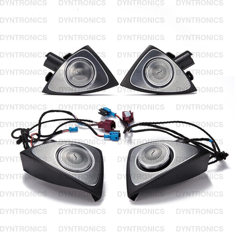 Boxe Tweetere 3D Rotative Cu Lumina Ambientala Compatibile Mercedes-Benz C-Class E-Class S-Class lumini ambientale benzi led sistem audio w205 w213 w222 w253 w177 w118 