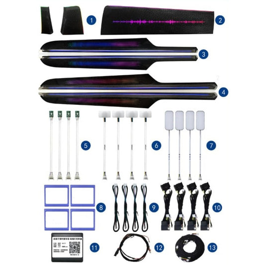 lumini ambientale dedicate Porsche Macan trimuri ornamente usi 