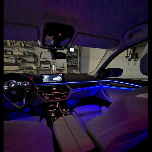 Kit Lumini Ambientale Dedicat Compatibil Cu Bmw Seria 5 G30 G31 Control Din Navigatie banda led benzi led auto lumini interior 