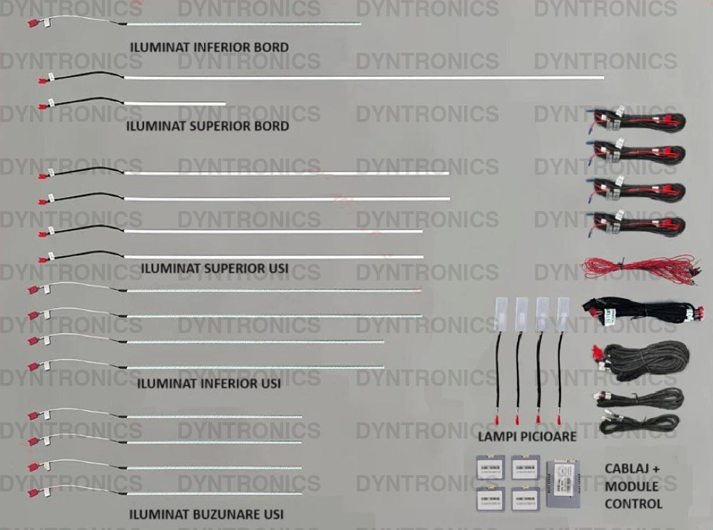Kit Lumini Ambientale Dedicat Compatibil Cu Bmw Seria 5 G30 G31 Control Din Navigatie banda led benzi led auto lumini interior 