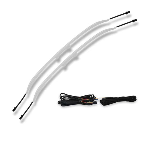 Set 2 lampi iluminat ambiental pentru spatarele scaunelor, sunt compatibile cu Mercedes benz C-class w205 /&nbsp; E-class w213 / Glc x253 , 64 culori lumina ambientala scaune benzi led banda led auto 