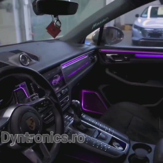 lumini ambientale dedicate Porsche Macan trimuri ornamente usi 