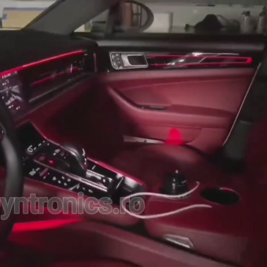 lumini ambientale Porsche panamera ornamente usi trimuri benzi led 