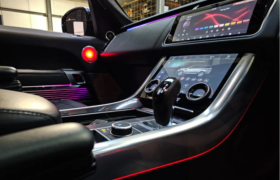 lumini ambientale land range rover ambiental lumini banda led rgb symphony